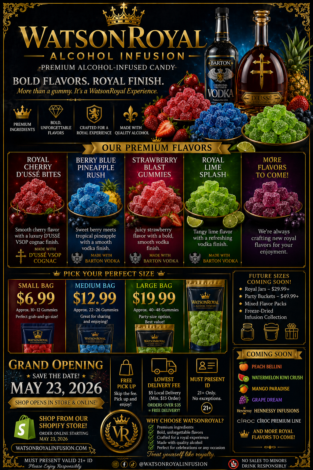 Grand Opening Date Announcement